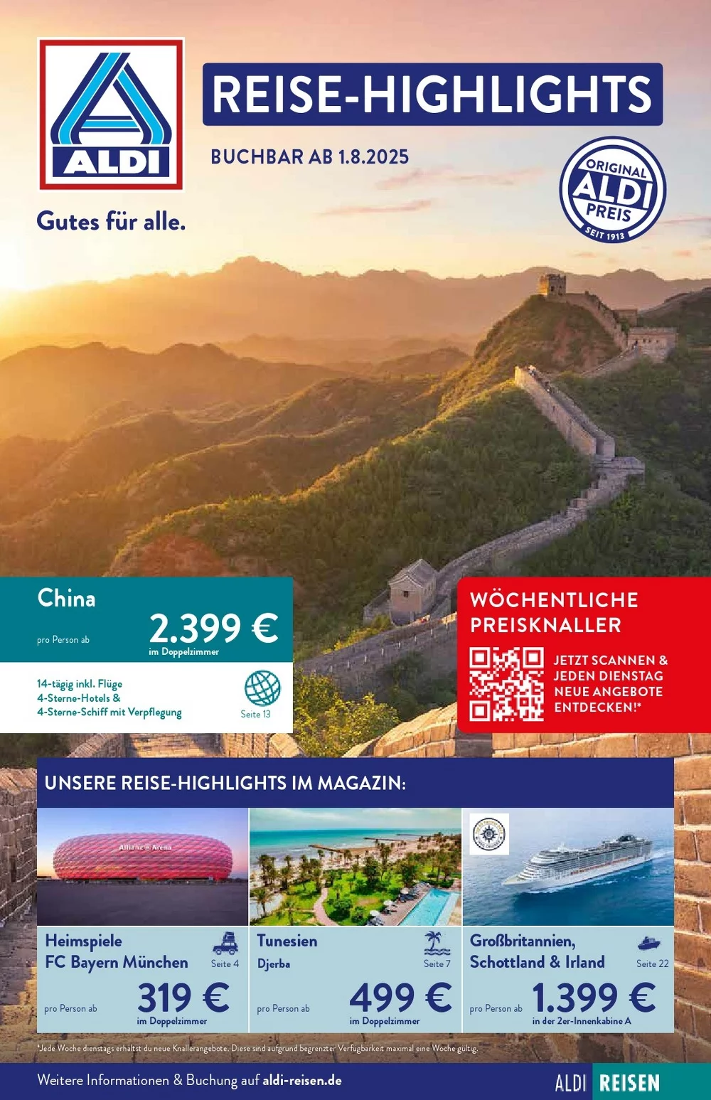 aldi reisen prospekt august