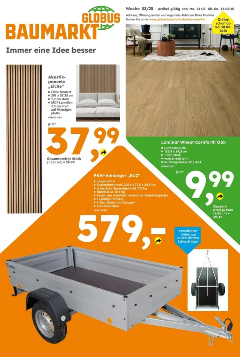 globus baumarkt prospekt kw33