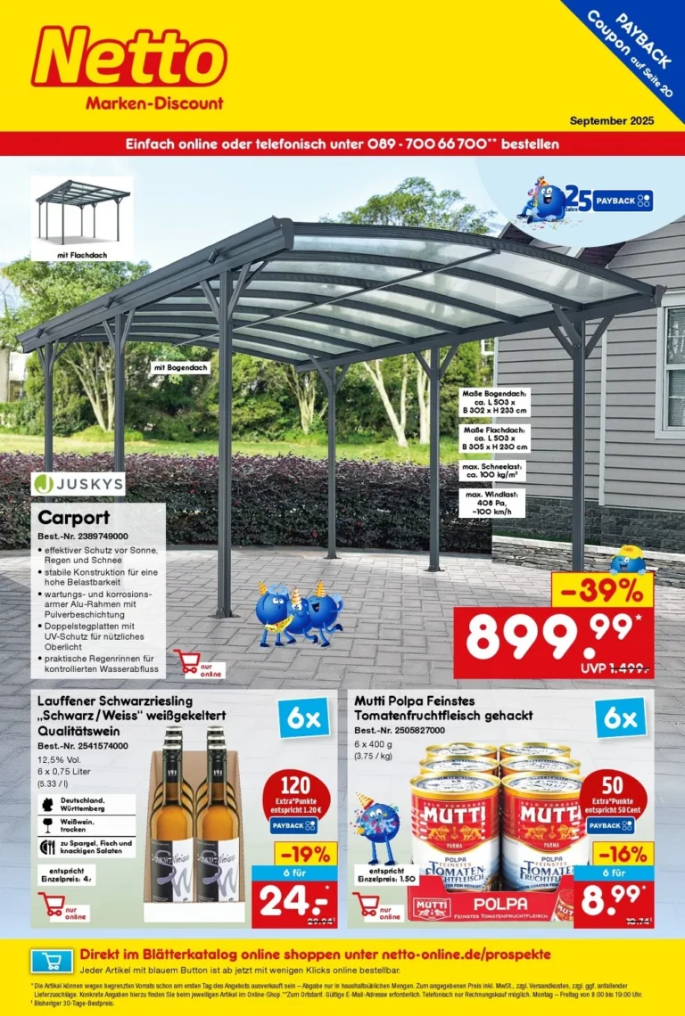 netto marken prospekt bestelmagazin september