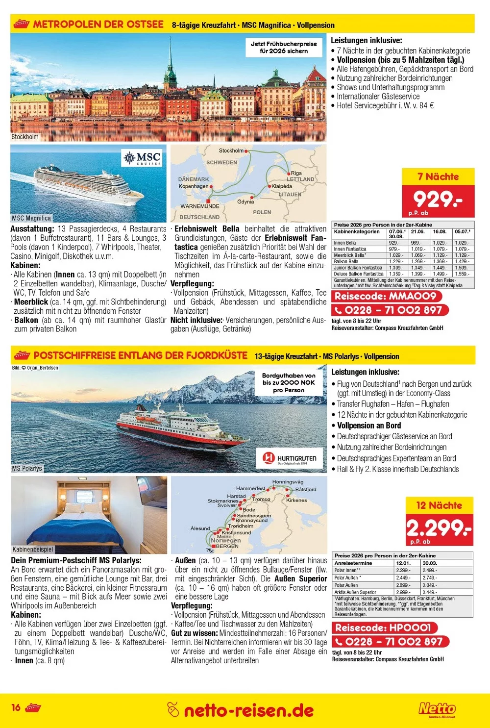 netto marken reisen prospekt september 16