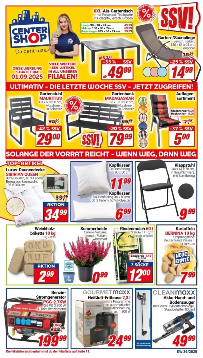 center shop prospekt kw36