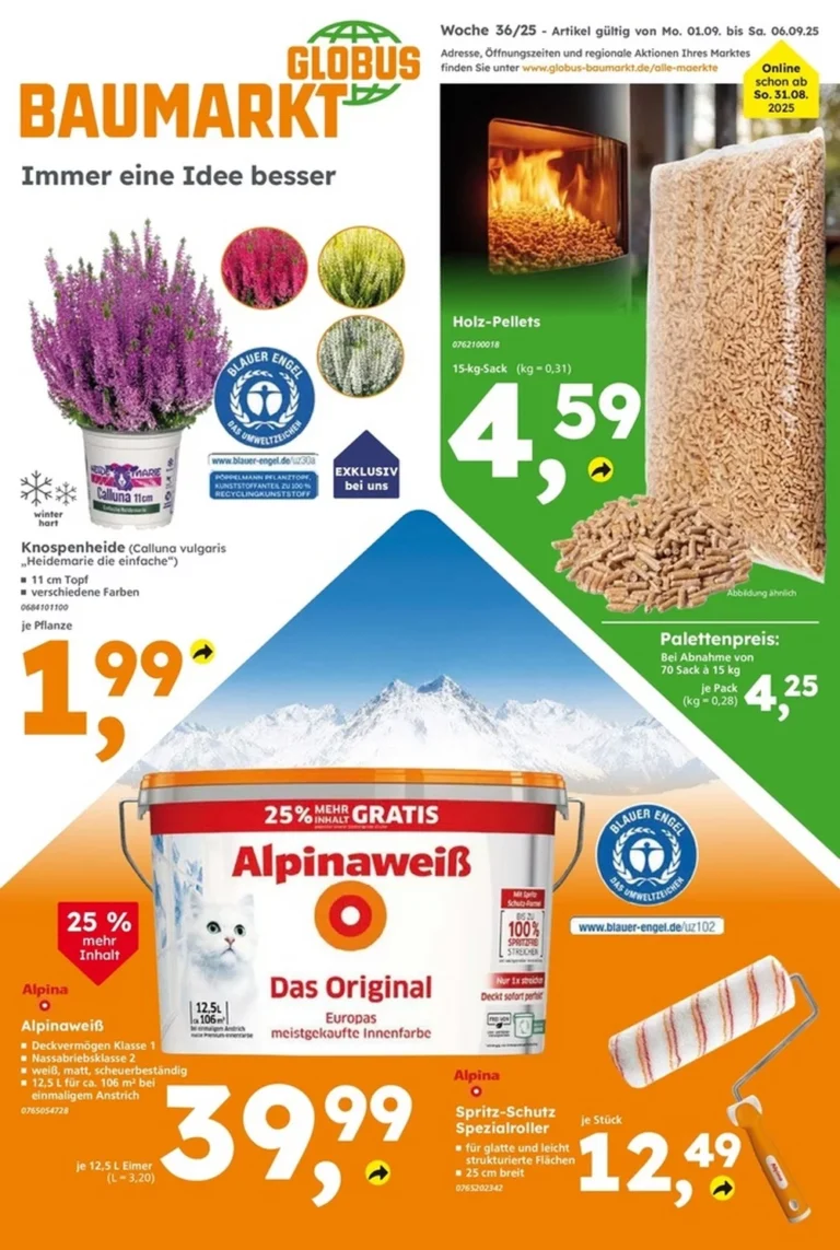 globus baumarkt prospekt kw36