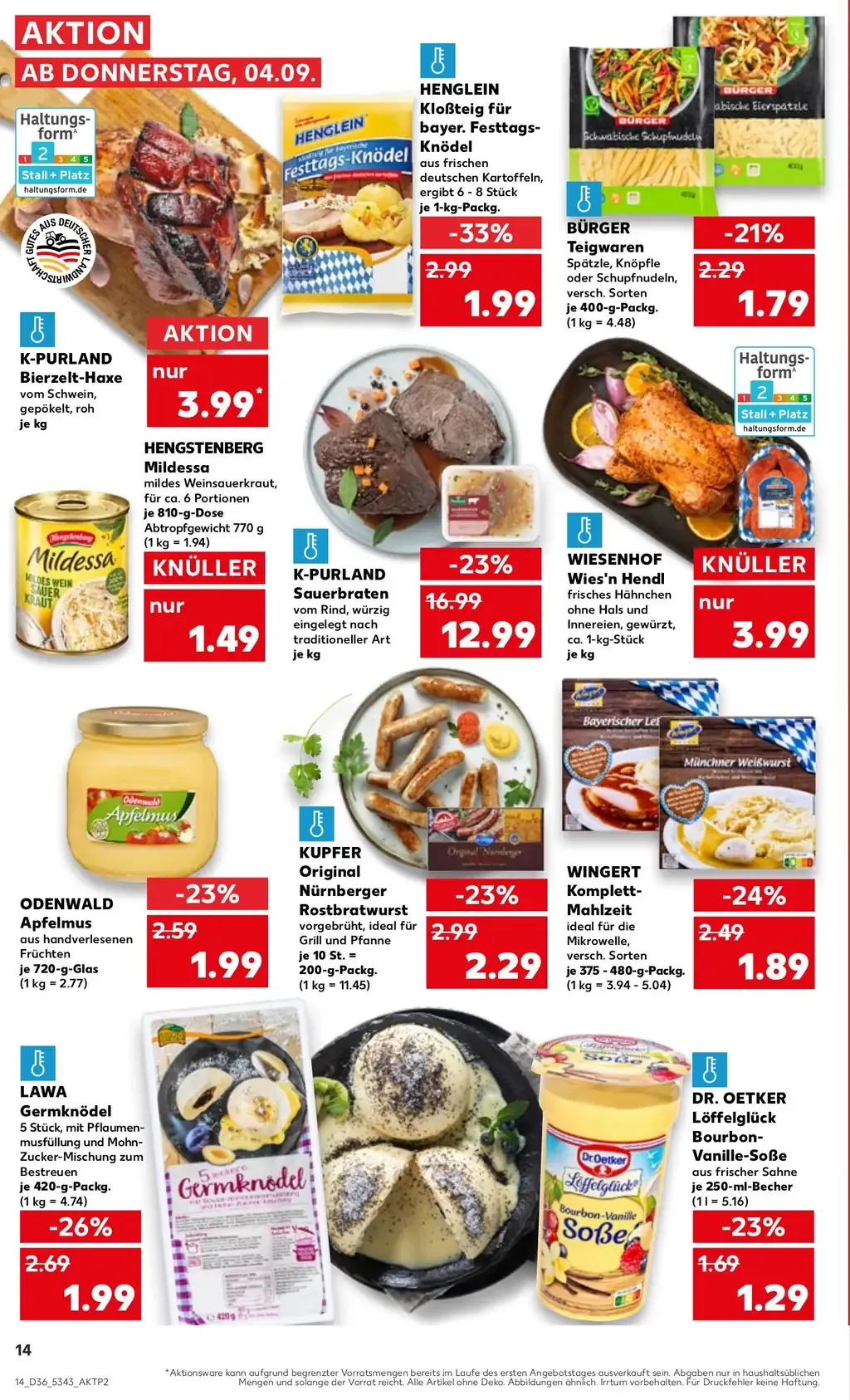 kaufland prospekt september 4 9 14