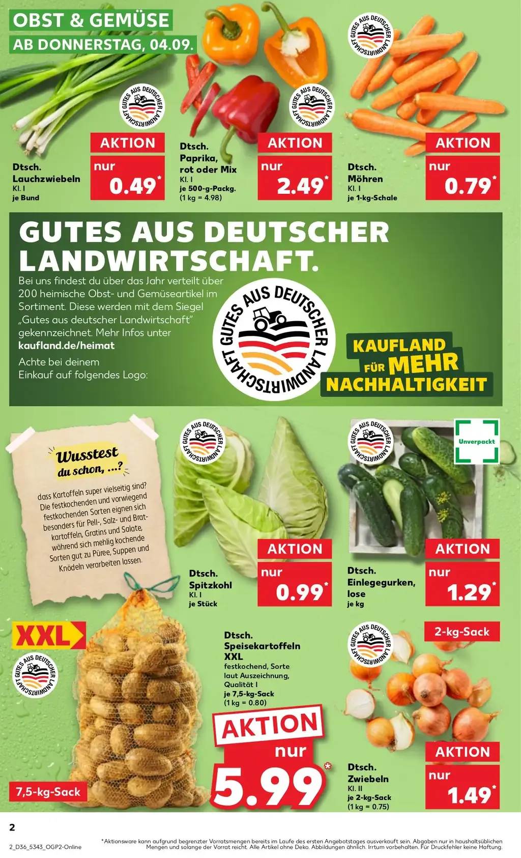 kaufland prospekt september 4 9 2