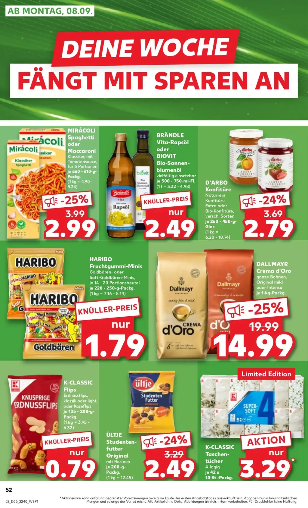 kaufland prospekt september 4 9 52