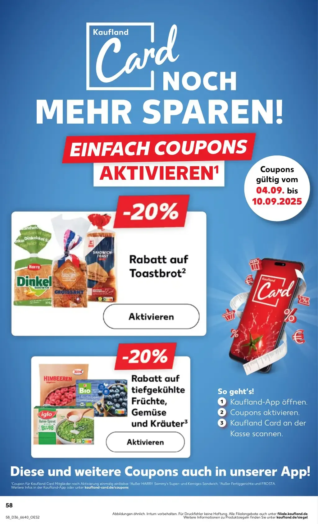 kaufland prospekt september 4 9 58