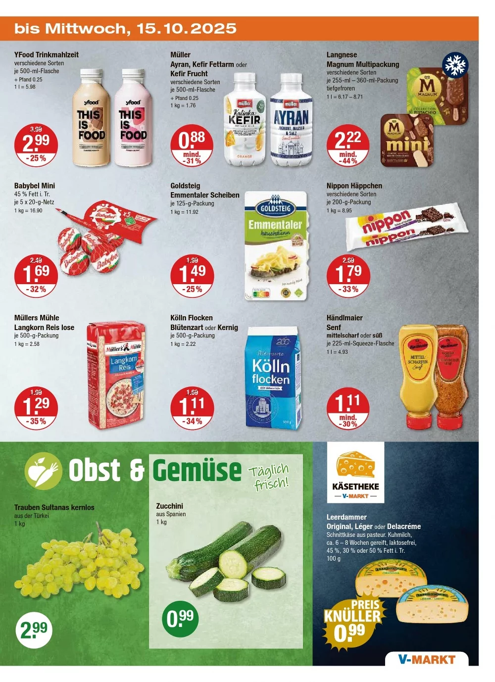 V Markt prospekt oktober 9 15 19