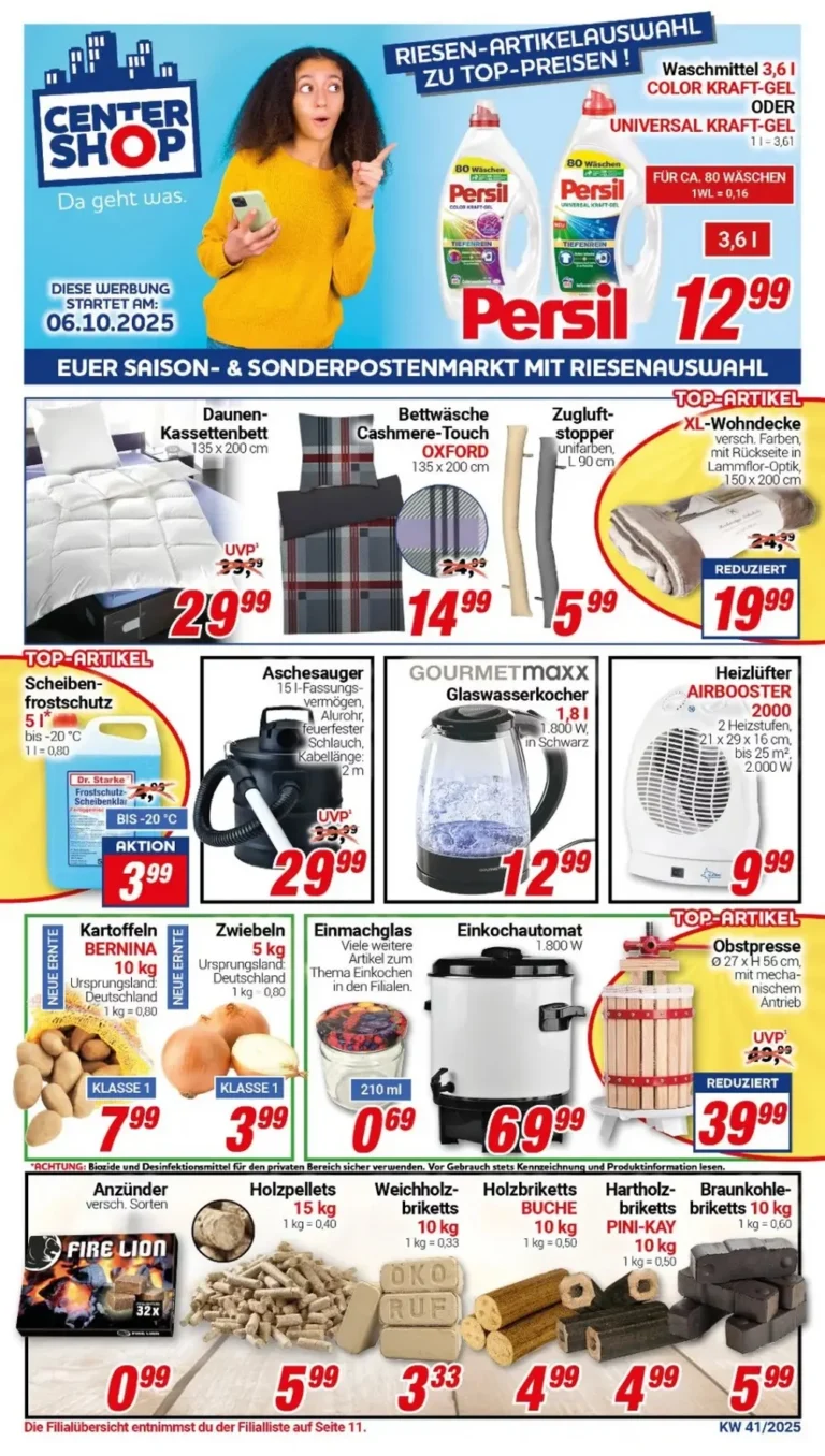 center shop prospekt kw41