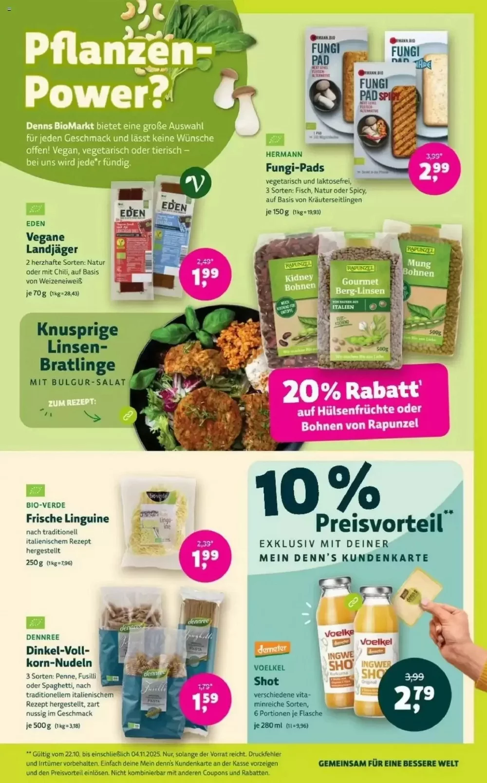 denns biomarkt prospekt oktober 22 november 4 7