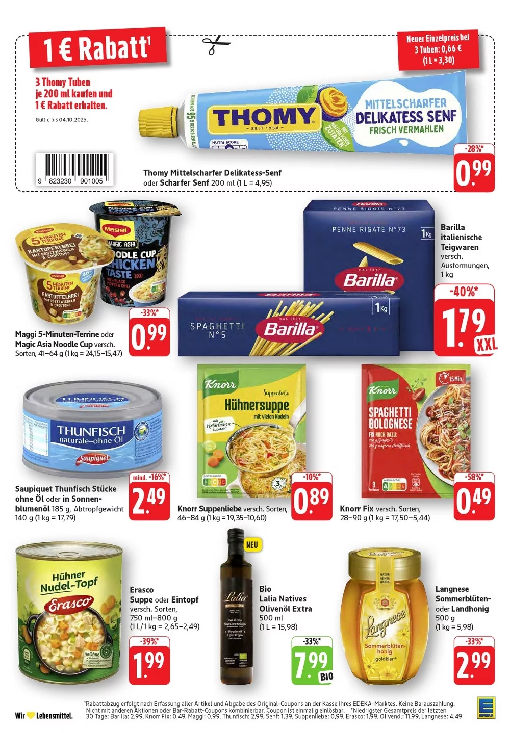 edeka sudwest prospekt september 29 oktober 4 19