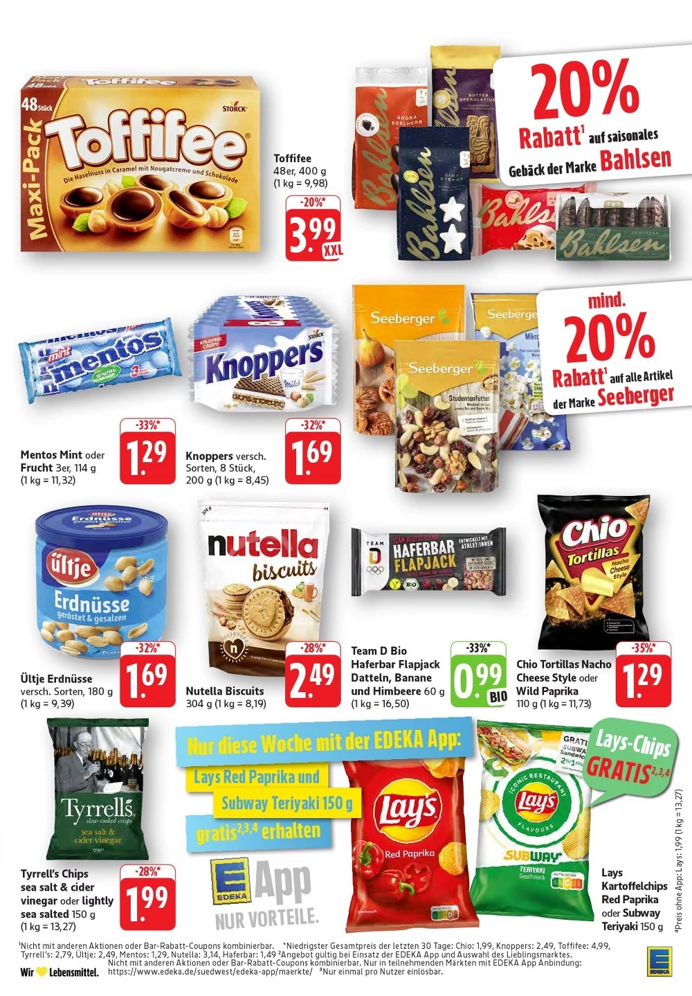 edeka sudwest prospekt september 29 oktober 4 21
