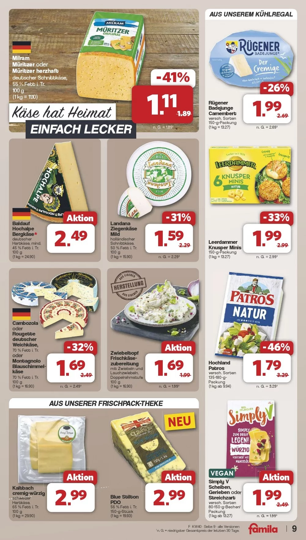 famila prospekt september 29 oktober 4 9