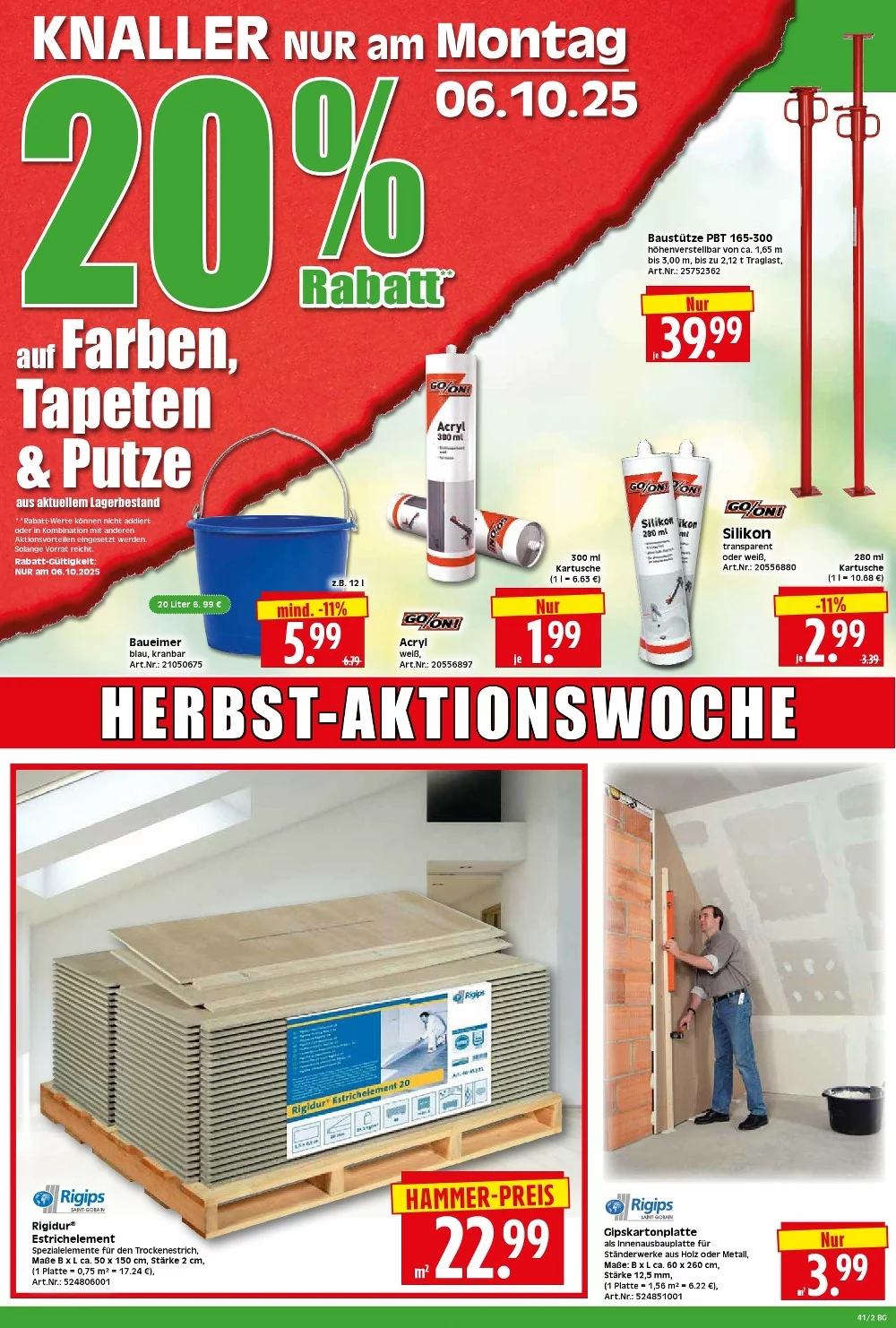 herkules baumarkt prospekt oktober 6 11 2