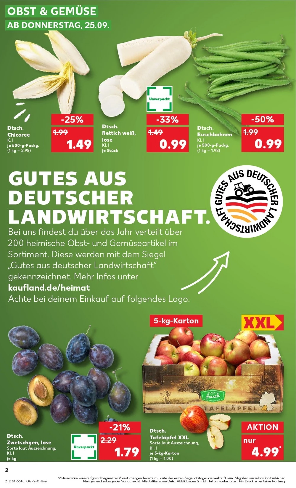 kaufland prospekt september 25 oktober 1 2