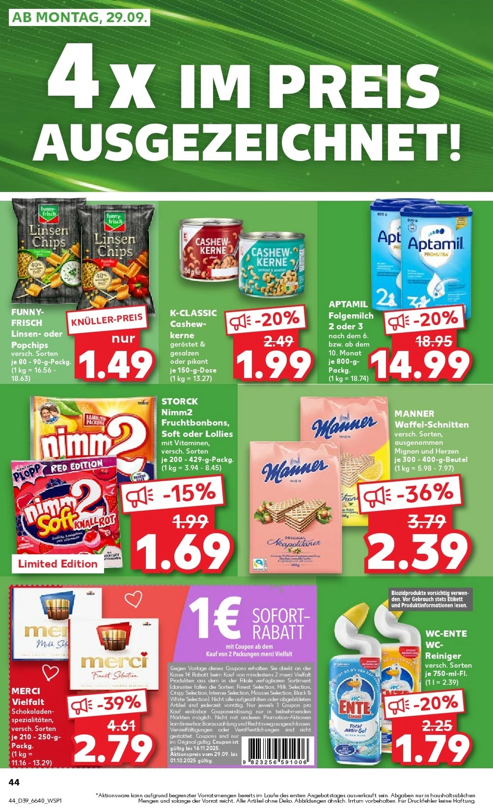 kaufland prospekt september 25 oktober 1 44