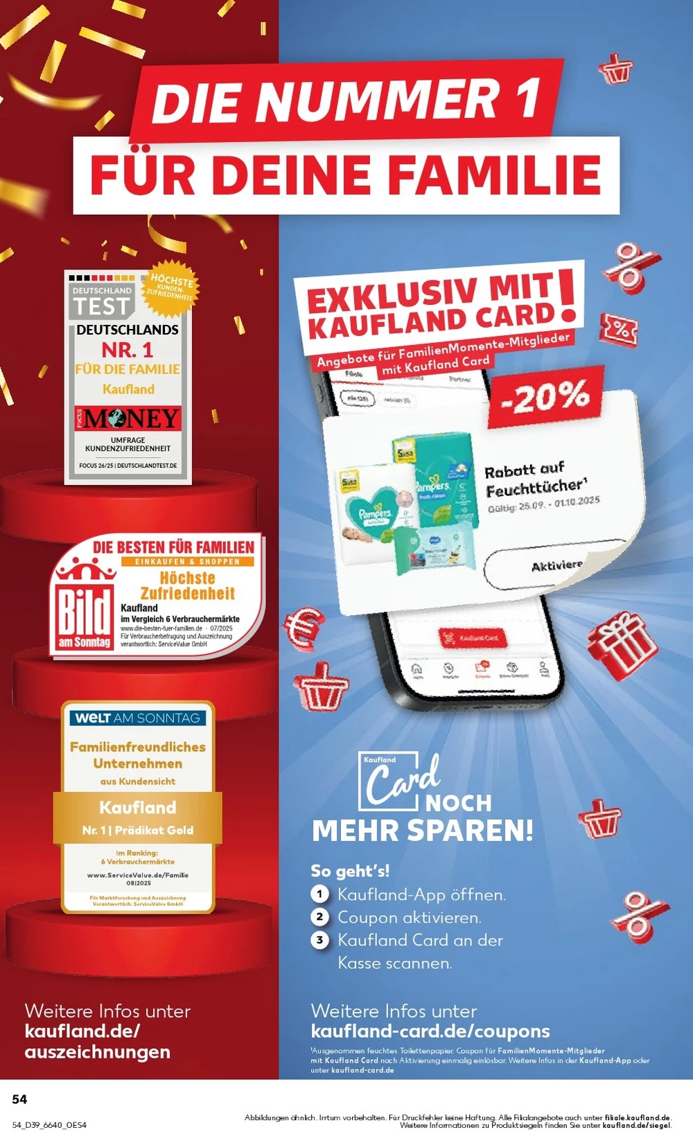 kaufland prospekt september 25 oktober 1 54
