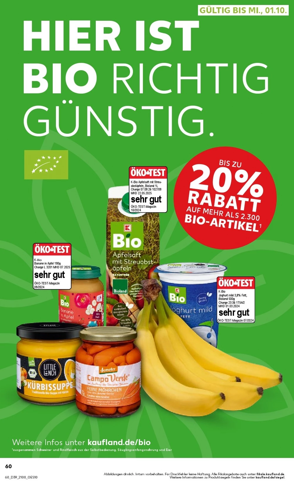 kaufland prospekt september 25 oktober 1 60