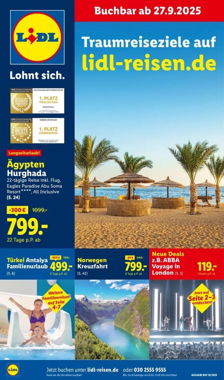 lidl reisen oktober prospekt