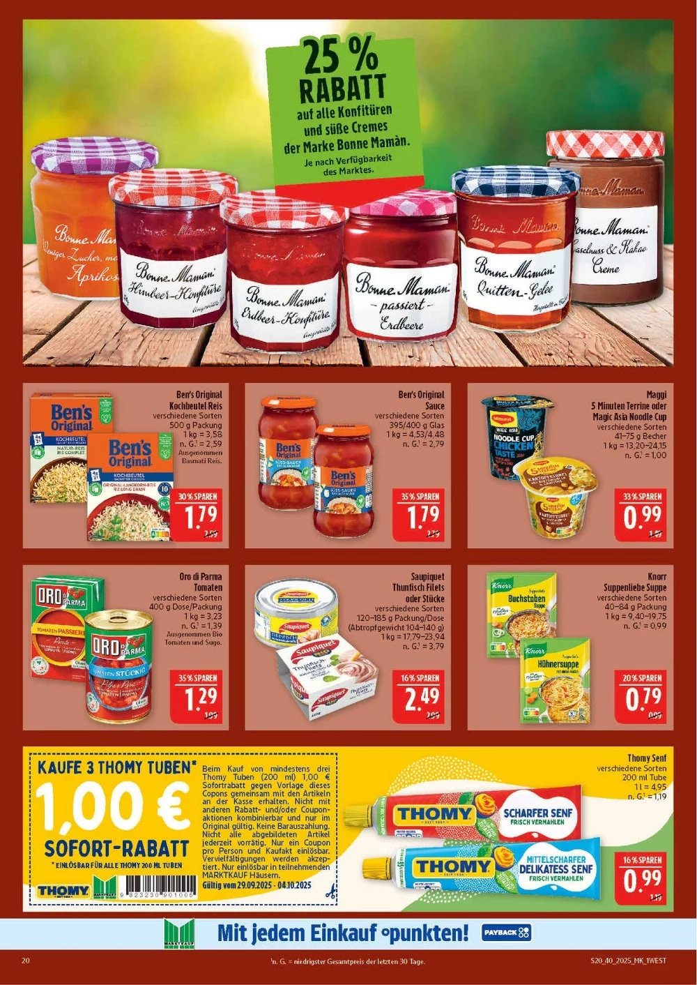 marktkrauf prospekt september 29 oktober 4 20