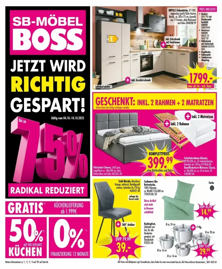 möbel boss prospekt kw41