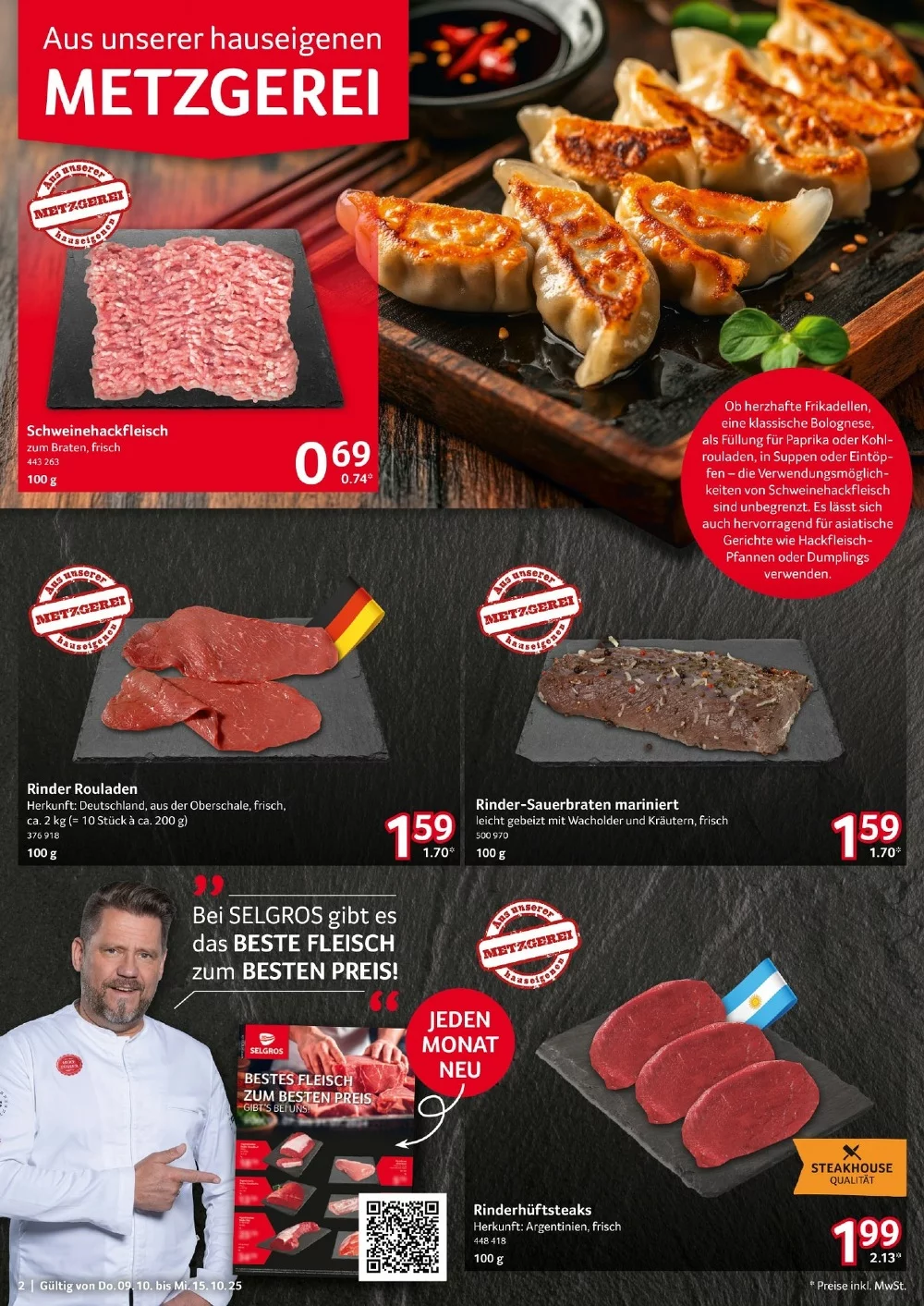 selgros food prospekt oktober 9 15 2