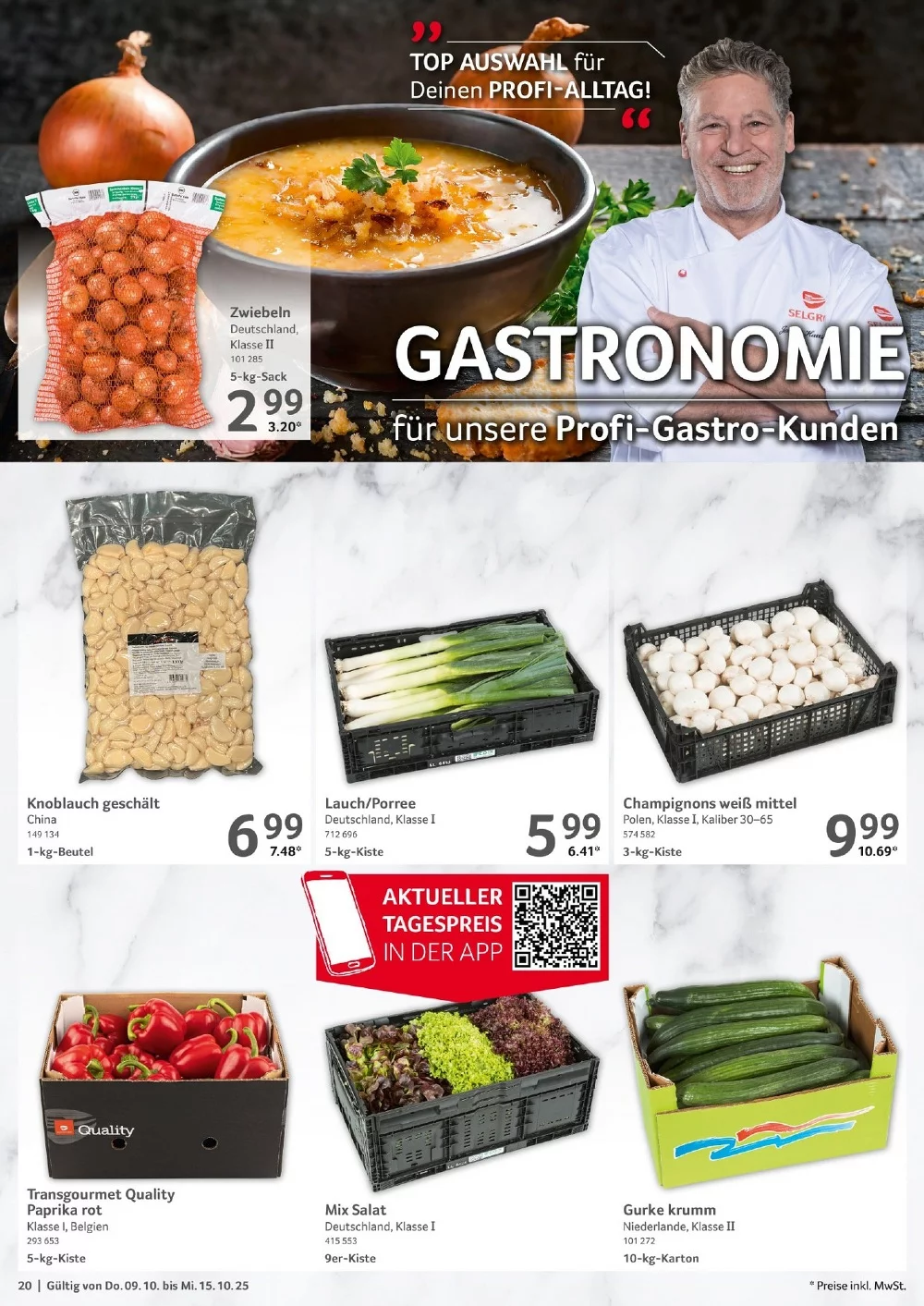 selgros food prospekt oktober 9 15 20