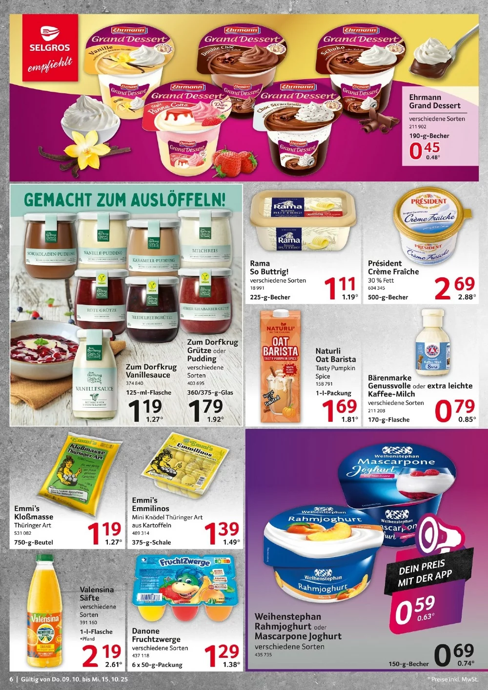 selgros food prospekt oktober 9 15 6