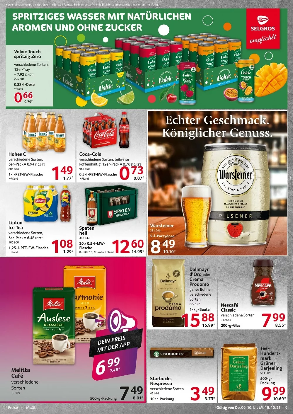 selgros food prospekt oktober 9 15 9