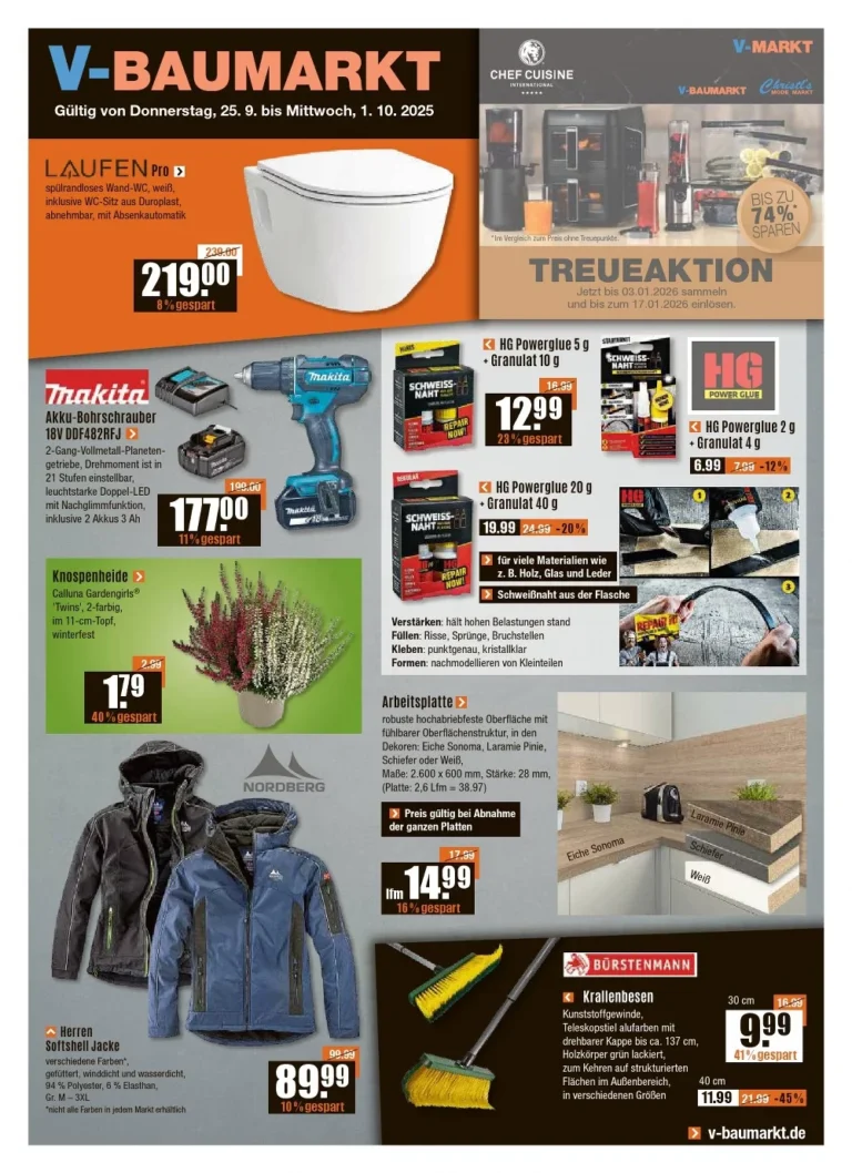 v baumarkt prospekt kw39
