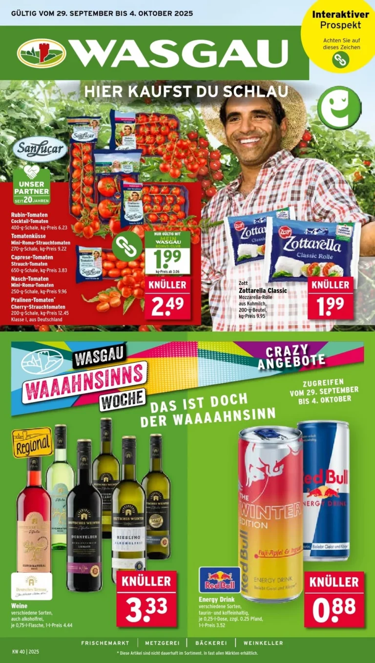 wasgau prospekt kw40