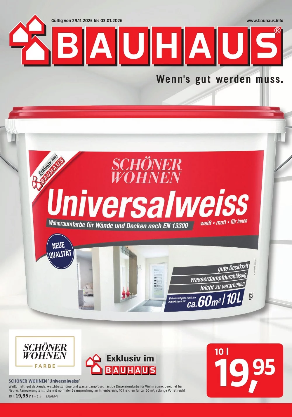 bauhaus prospekt dezember