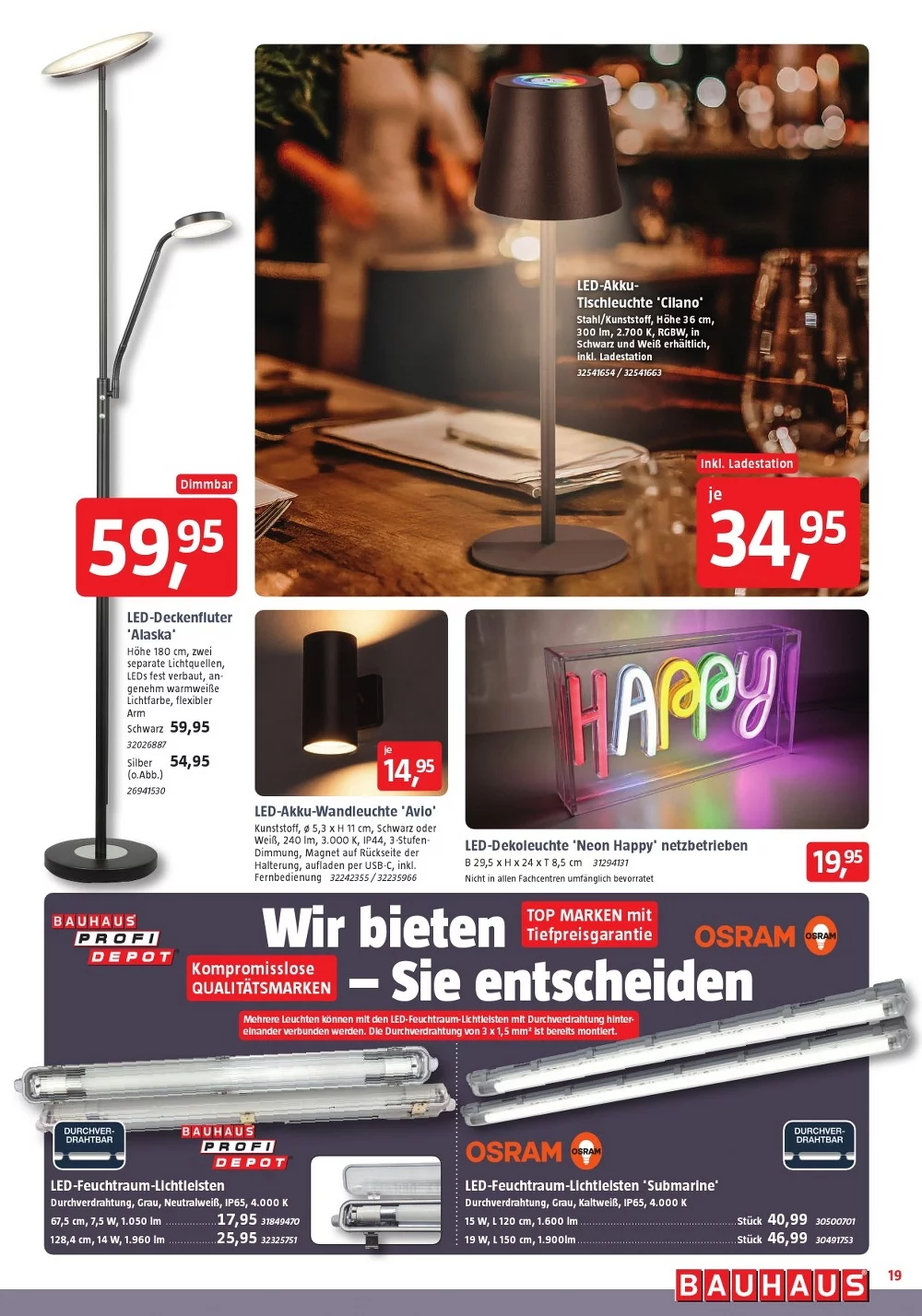 BAUHAUS prospekt dezember 19