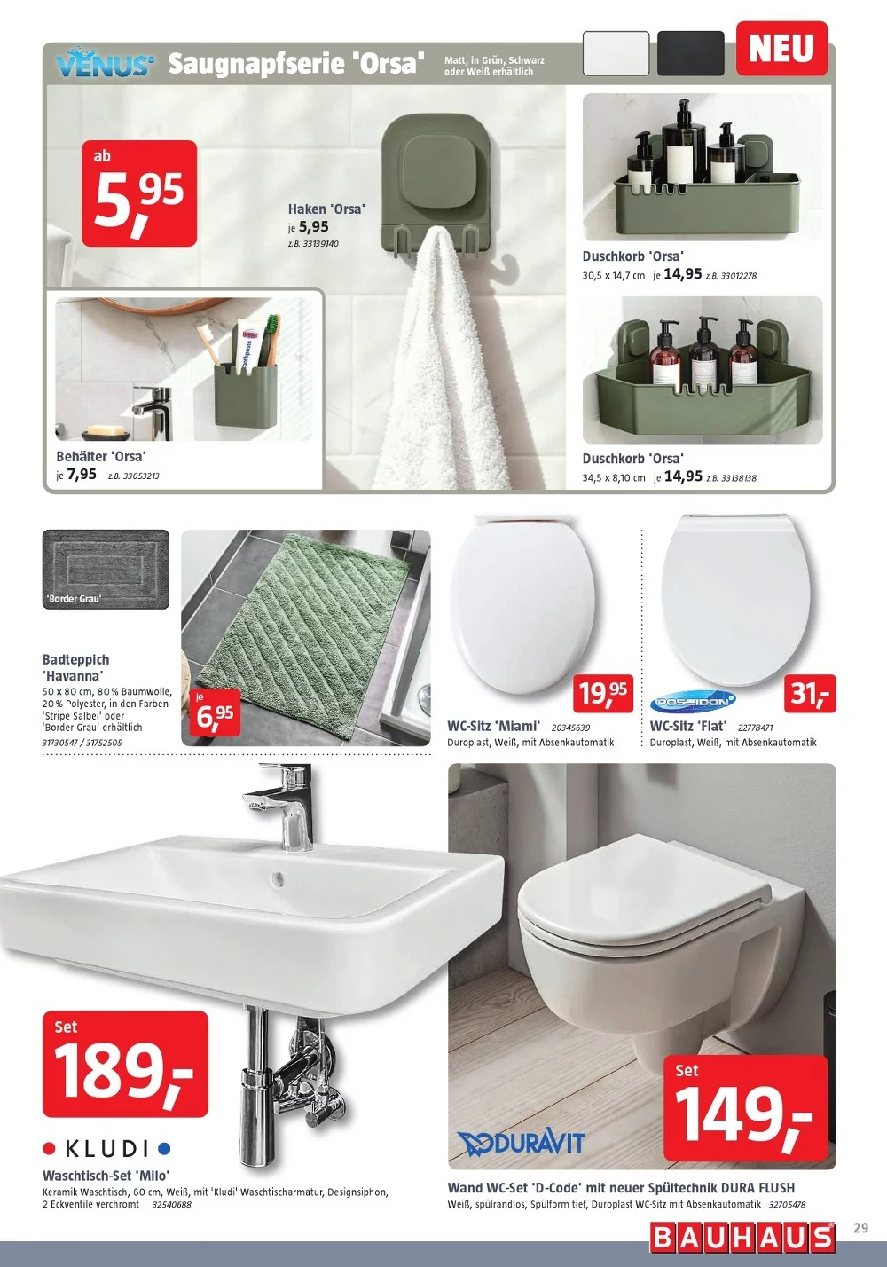 BAUHAUS prospekt dezember 29