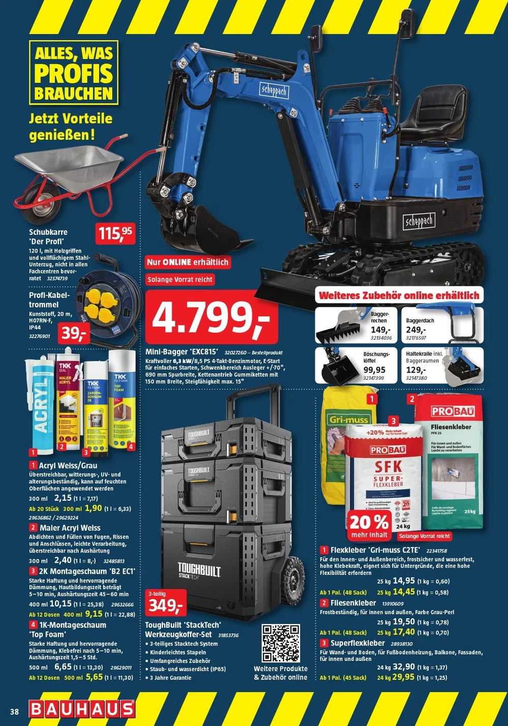 BAUHAUS prospekt dezember 38