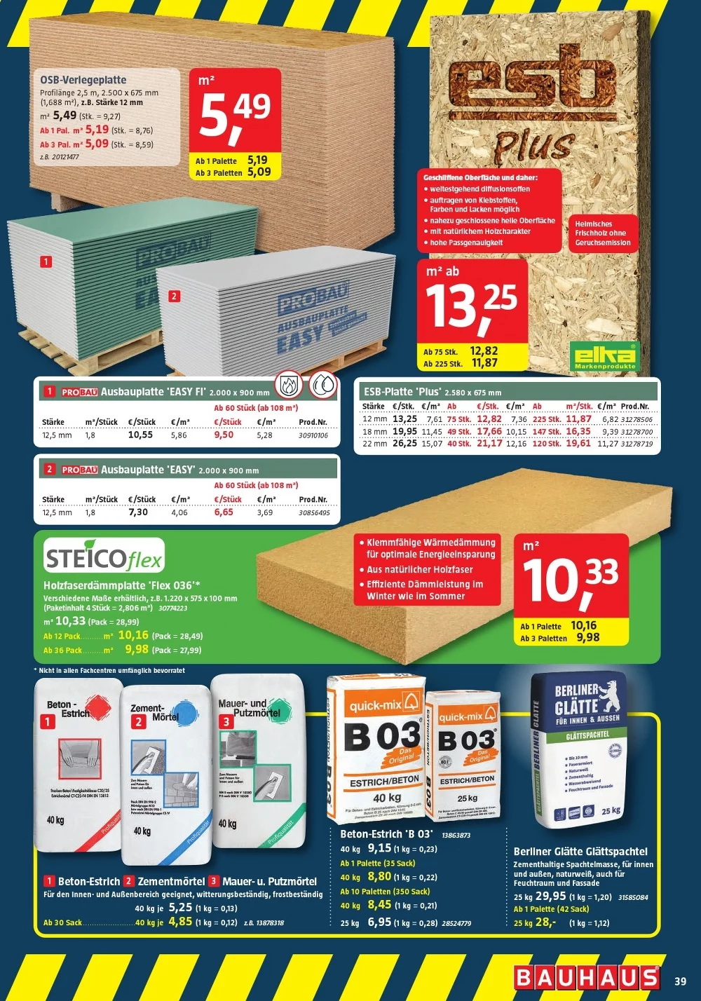 BAUHAUS prospekt dezember 39