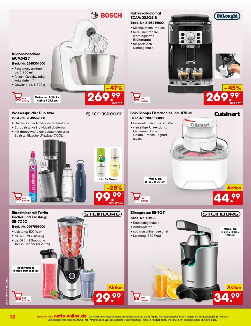 Netto marken prospekt Bestellmagazin November 10