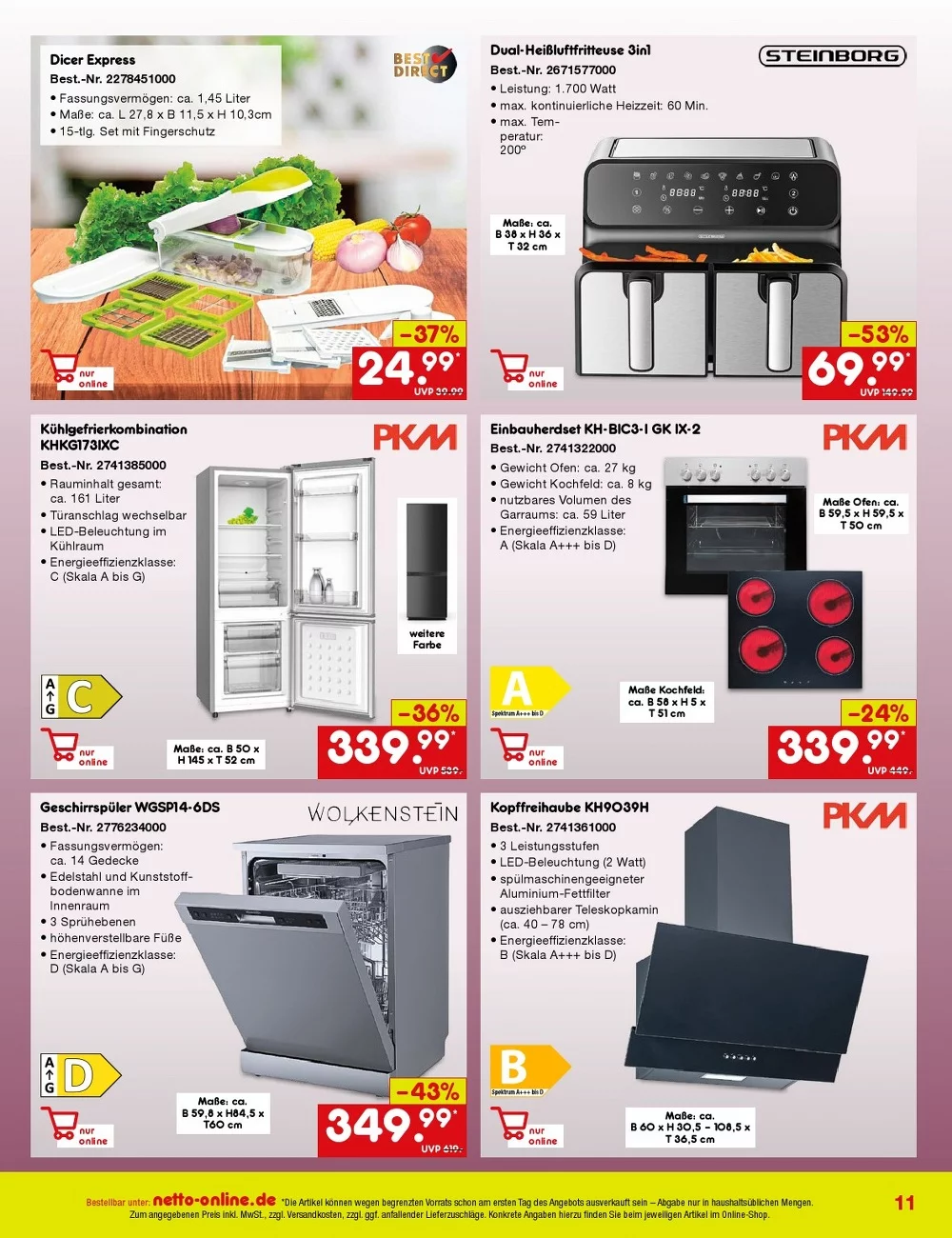 Netto marken prospekt Bestellmagazin November 11