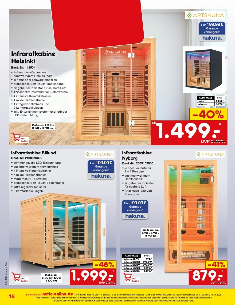 Netto marken prospekt Bestellmagazin November 18