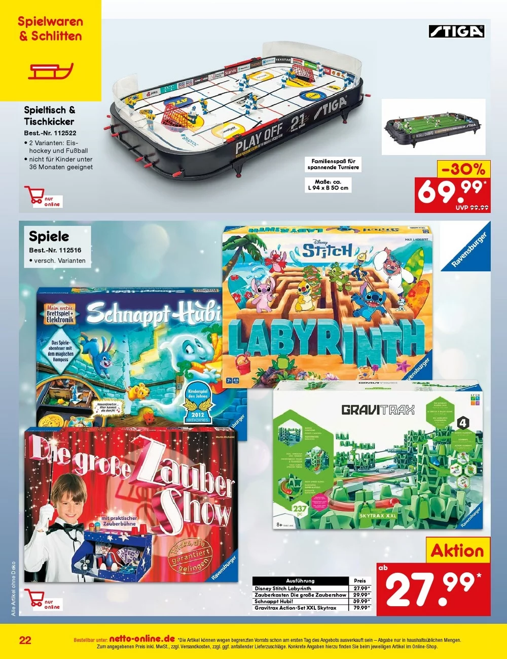 Netto marken prospekt Bestellmagazin November 22
