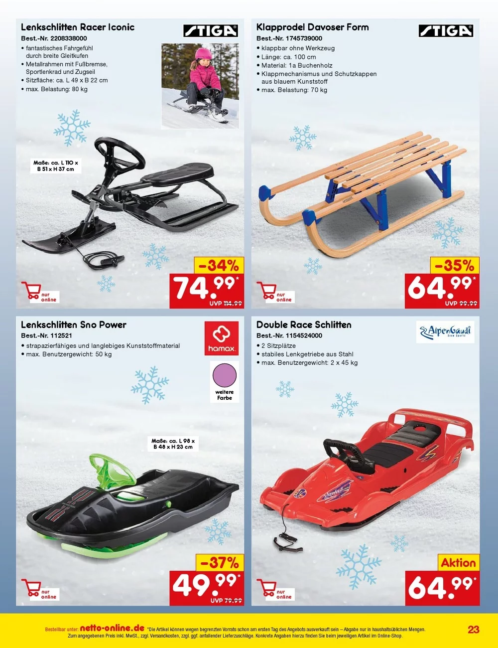 Netto marken prospekt Bestellmagazin November 23