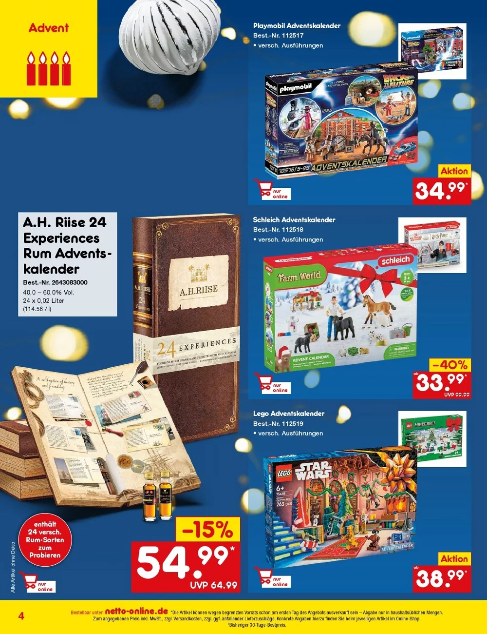 Netto marken prospekt Bestellmagazin November 4