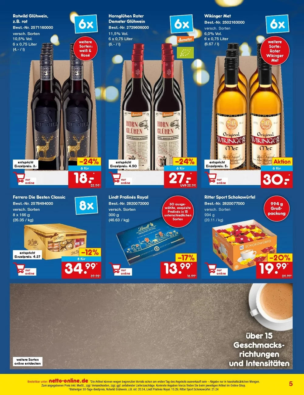 Netto marken prospekt Bestellmagazin November 5