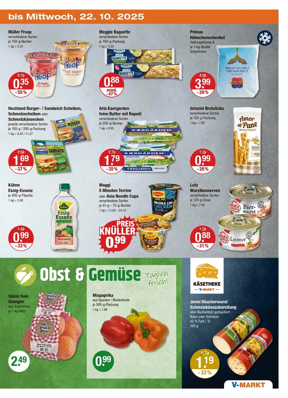 V Markt prospekt oktober 16 22 23