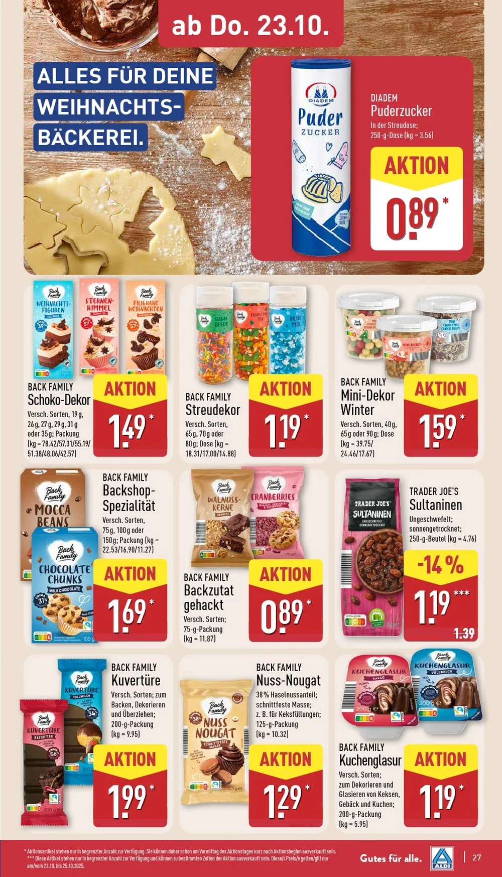 aldi nord prospekt oktober 20 25 27