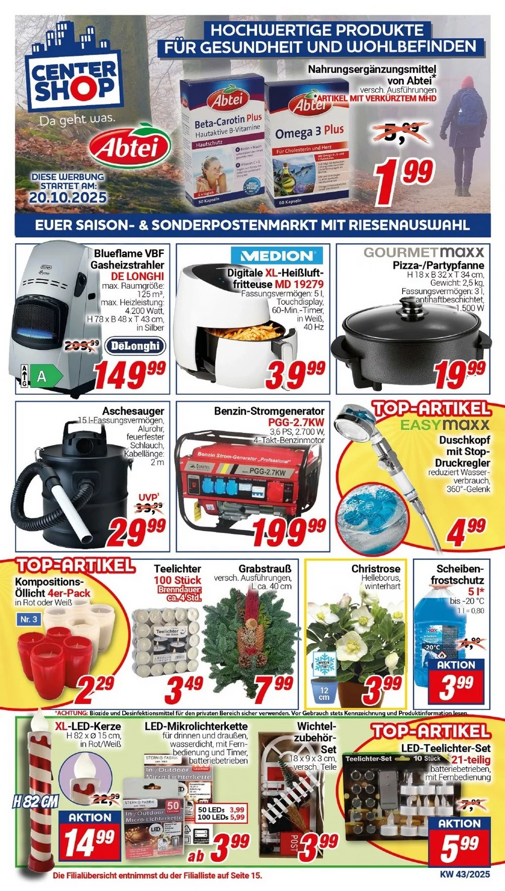 Centershop Prospekt Neu ab 03.11.2025 nächste Woche Blättern 1 center shop prospekt kw43