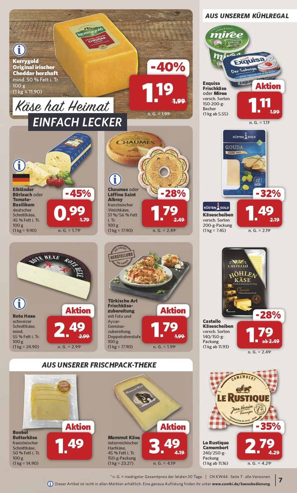 combi prospekt oktober 27 november 1 7