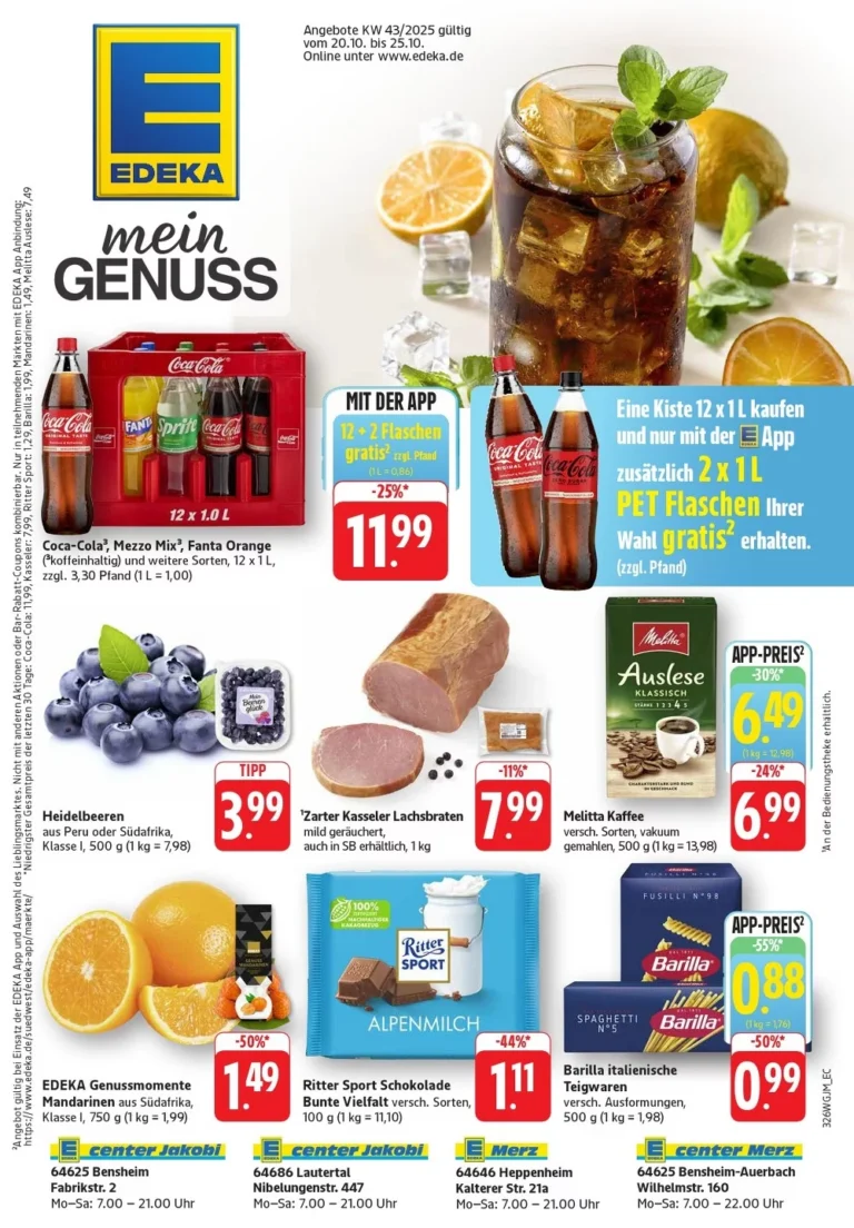 edeka südwest prospekt kw43