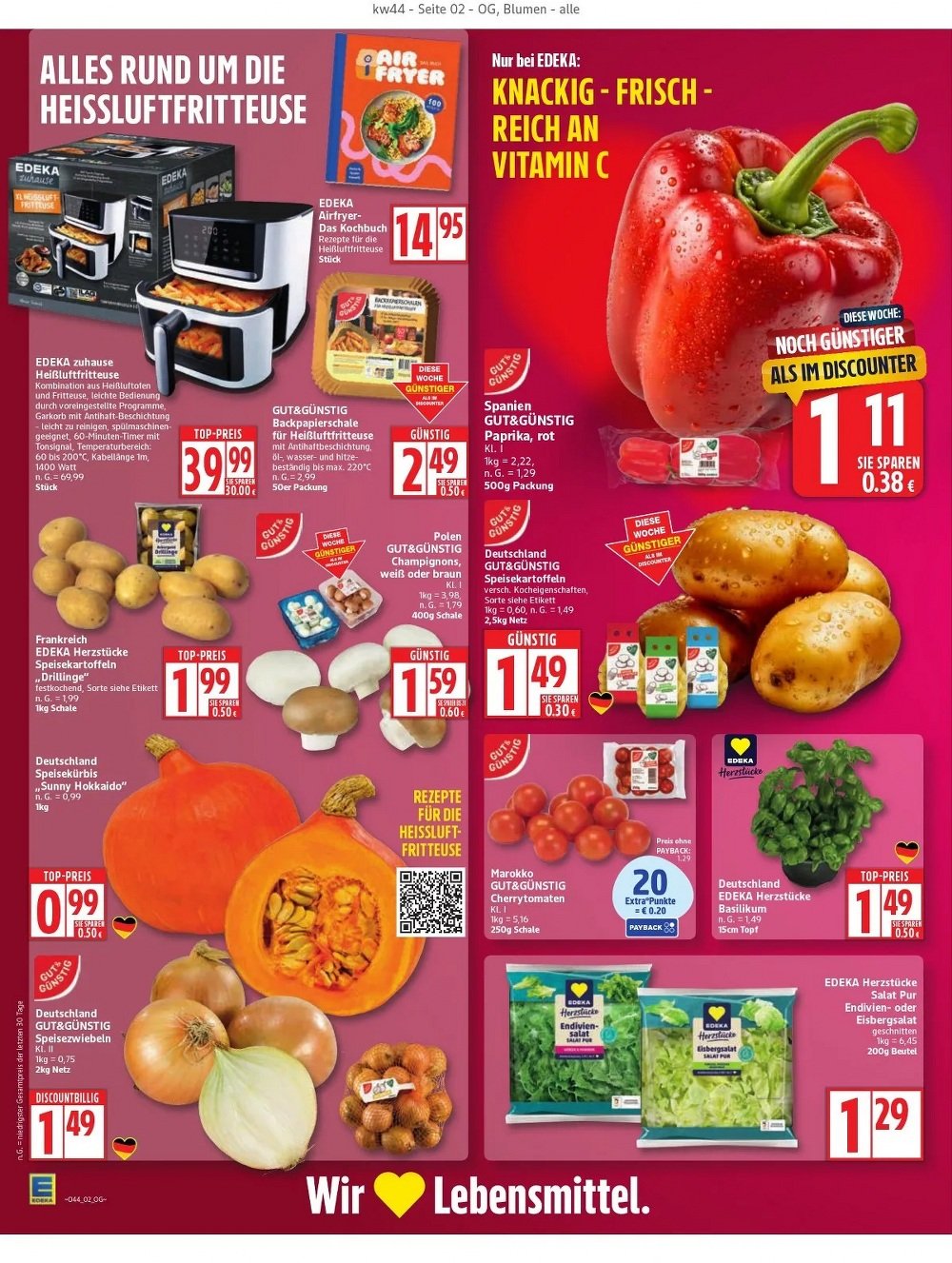 Edeka Prospekt ab 27.10.2025 nächste Woche Blättern 2 edeka prospekt oktober 27 november 1 2