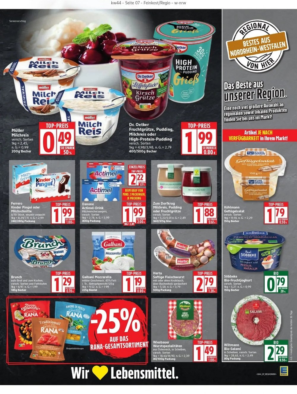 edeka prospekt oktober 27 november 1 7