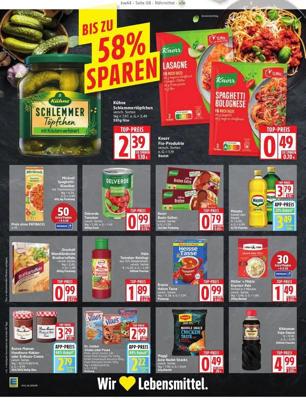 edeka prospekt oktober 27 november 1 8